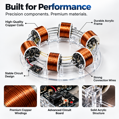 6 Coil Electromagnetic Accelerator